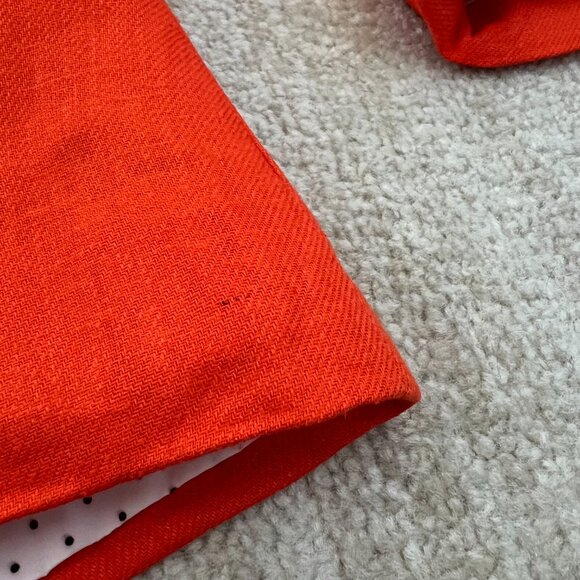 NWT Jules & Leopold Orange Linen Blend Blazer Jacket XS - Picture 9 of 11